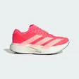 Adidas Adizero Evo SL Junior løpesko i rosa og oransje med tre striper på siden