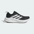 Adidas Supernova Ease 2 J juniorløpesko i svart med hvite striper og hvit såle