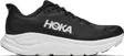 Hoka Clifton 11 løpesko for dame i svart med hvit såle, sett fra siden