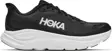 Hoka Clifton 11 Wide løpesko for herre i svart med hvit såle, sett fra siden
