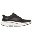 Skechers Go Run Consistent 3 løpesko for dame i svart med hvit såle og faste strikkesnører